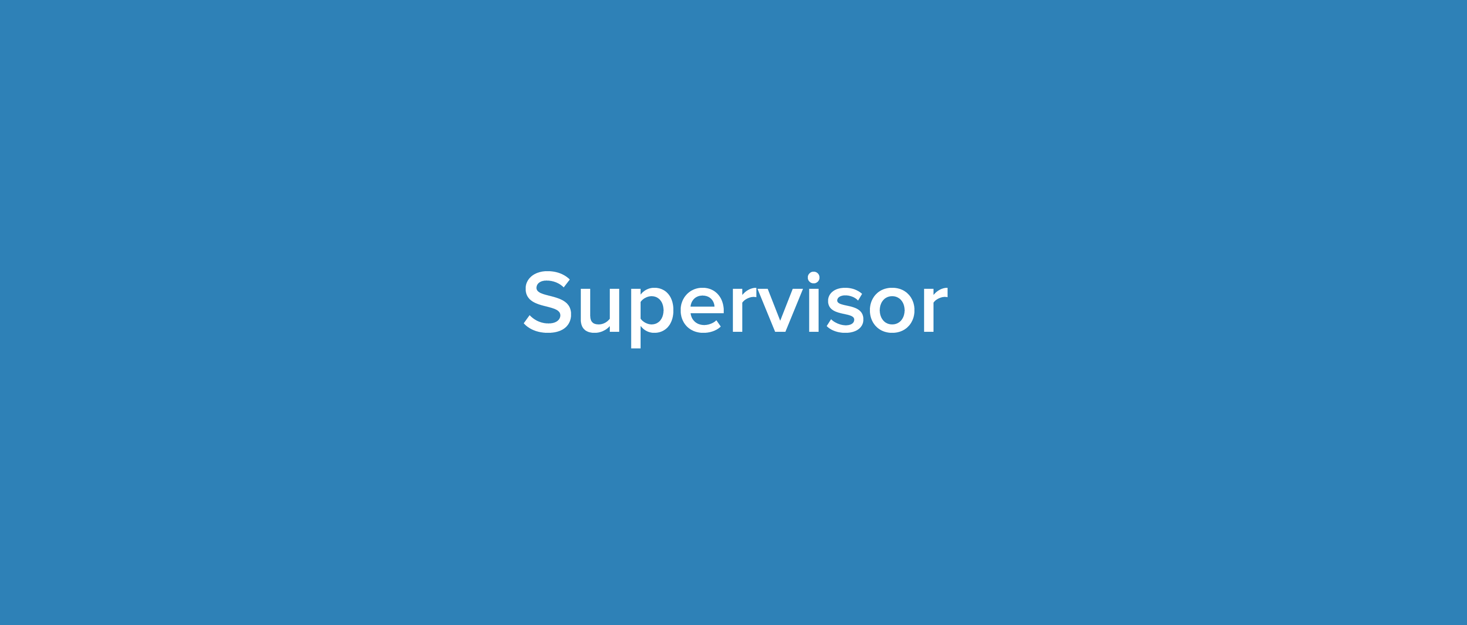 Supervisor: The ultimate process control system